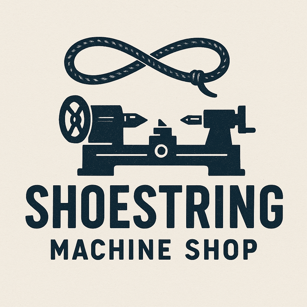 Shoestring Machine Shop logo